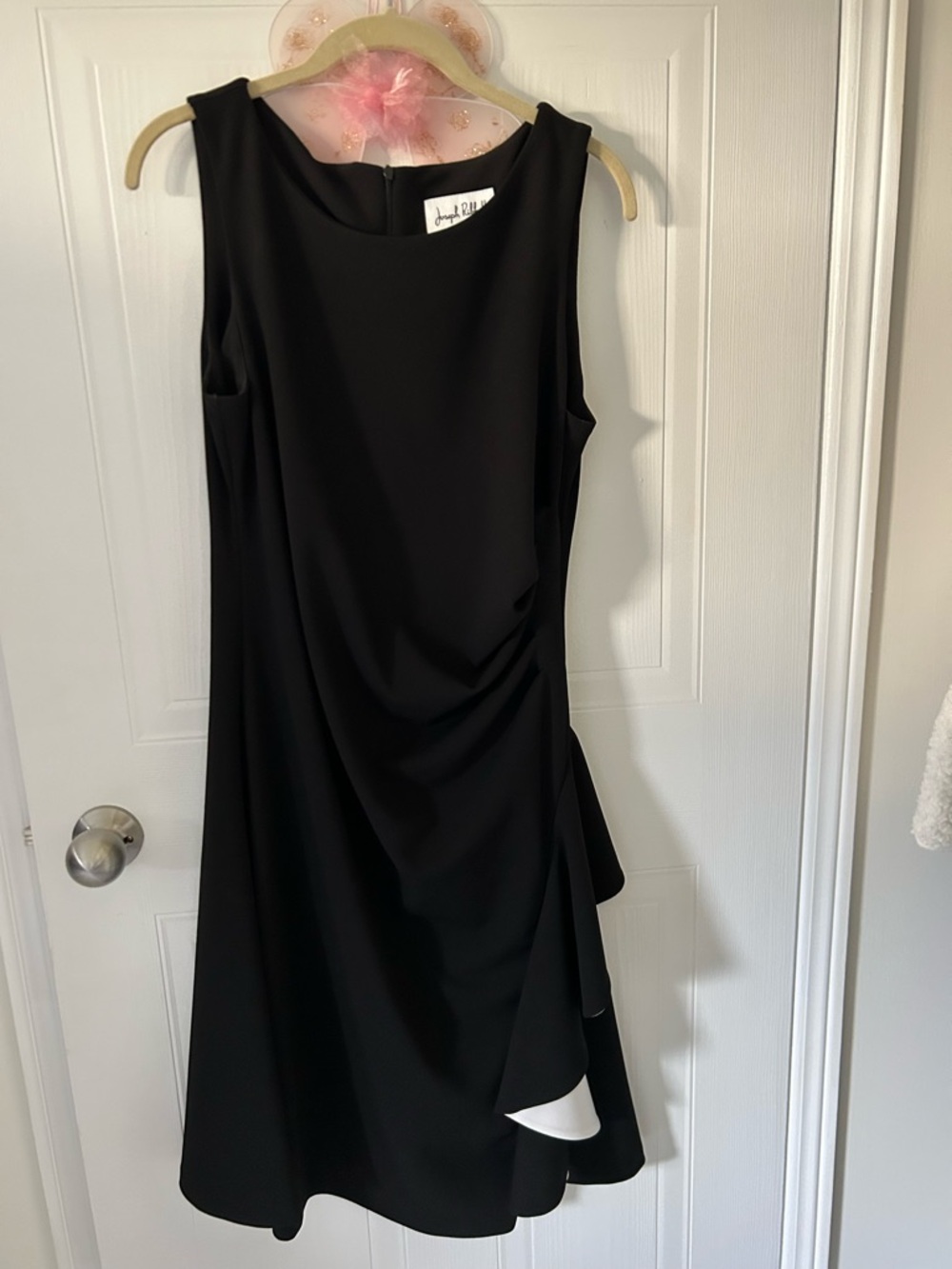 Joseph Ribkoff Black Sleeveless Midi Dress